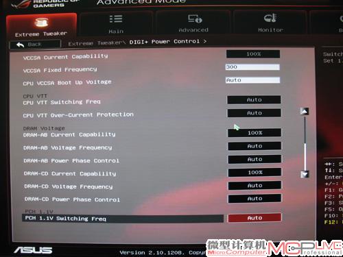 终稳定在4.8GHz 下的BIOS设置，非常简单，基本上是AUTO+1.49V处理器电压的设置。